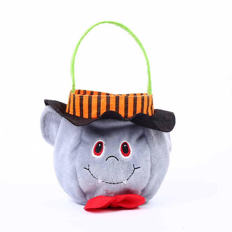 Cute Halloween Pumpkin Candy Bag – Portable Trick-or-Treat Handbag for Kids