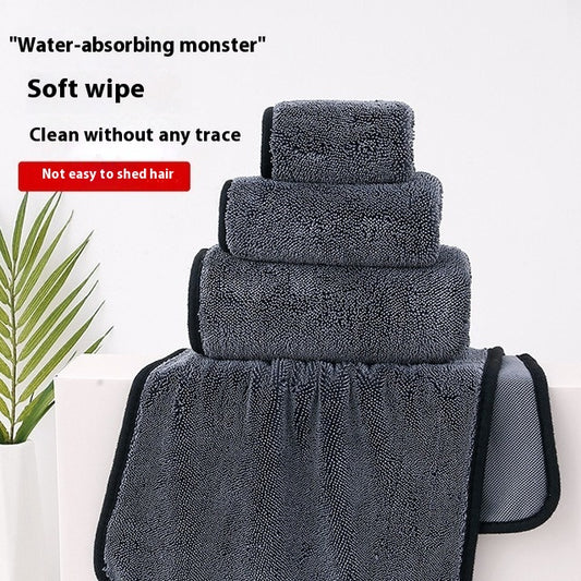 Microfiber Car Cleaning Towel – Thick, Absorbent, Lint-Free Car Detailing Cloth