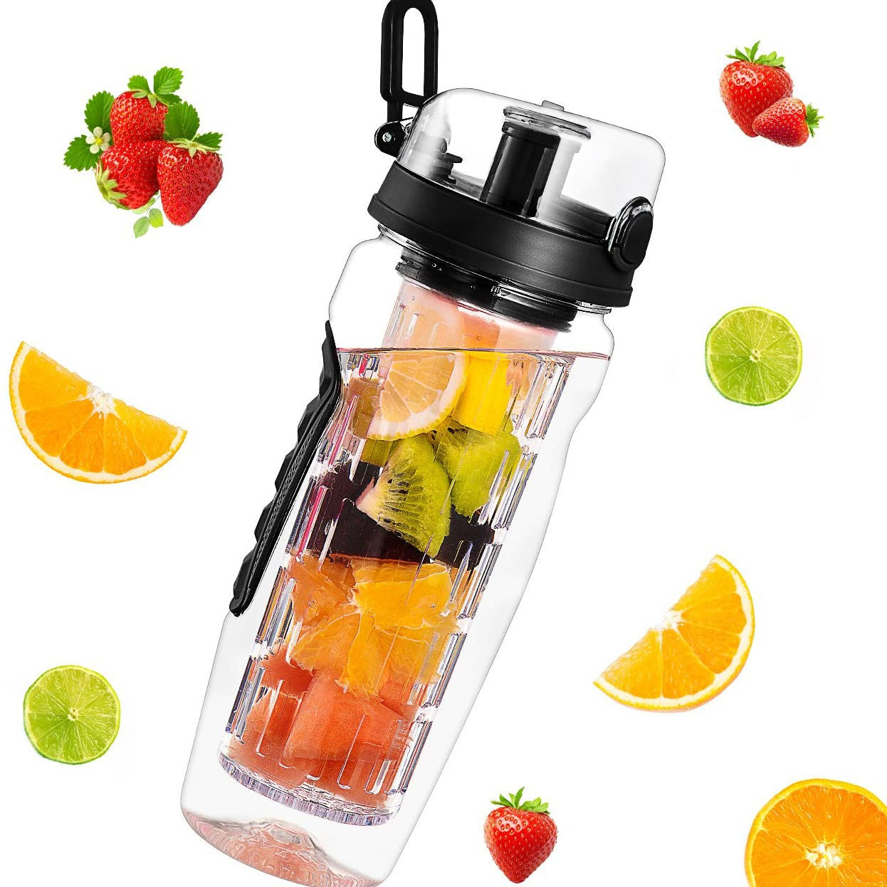 32oz Fruit Infuser Water Bottle – BPA Free Sports Infusing Drink Bottle
